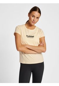 Koszulka damska Hummel Booster. Kolor: beżowy