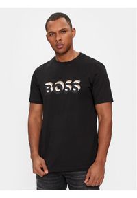 BOSS - Boss T-Shirt Tiburt 427 50506923 Czarny Regular Fit. Kolor: czarny. Materiał: bawełna