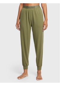 Calvin Klein Underwear Spodnie dresowe 000QS6802E Zielony Regular Fit. Kolor: zielony. Materiał: bawełna #1