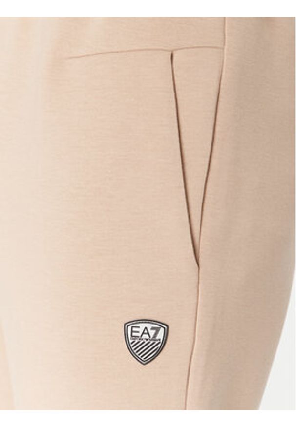 EA7 Emporio Armani Dres 8NPV56 PJ4EZ U6155 Niebieski Regular Fit. Kolor: beżowy, niebieski. Materiał: syntetyk