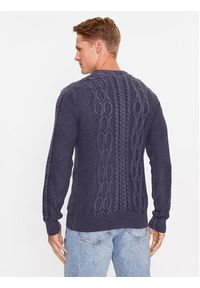 Guess Sweter Andy M3BR21 Z2BB0 Niebieski Regular Fit. Kolor: niebieski. Materiał: bawełna, syntetyk