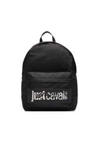 Just Cavalli Plecak 74QB4B30 Czarny. Kolor: czarny. Materiał: materiał
