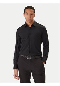 BOSS Koszula P-Roan 50556796 Czarny Slim Fit. Kolor: czarny. Materiał: syntetyk #1