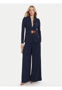 Rinascimento Spodnie palazzo CFC0125495003 Granatowy Wide Leg. Kolor: niebieski. Materiał: syntetyk #5