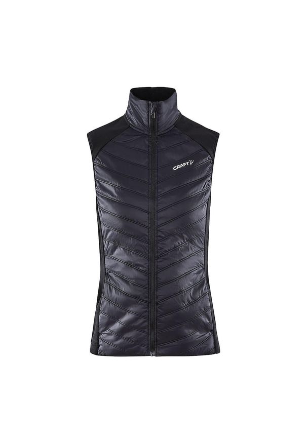 Kurtka uniwersalna damska Craft Adv Essence. Kolor: czarny. Materiał: materiał. Długość rękawa: bez rękawów. Sezon: zima, jesień. Sport: fitness