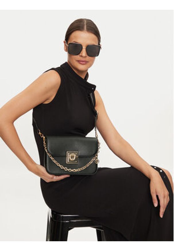 Aldo Torebka Brea 13824509 Czarny. Kolor: czarny. Materiał: skórzane