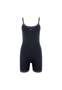 Kombinezon damski Nike One Dri-FIT Short. Kolor: czarny. Technologia: Dri-Fit (Nike)