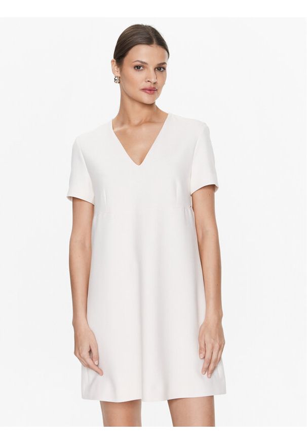 JOOP! Sukienka 30035997 Beżowy Regular Fit. Kolor: beżowy. Materiał: syntetyk