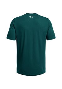 T-Shirt Under Armour Ua Gl Foundation Update Ss Dorosłych. Kolor: zielony. Materiał: bawełna, poliester