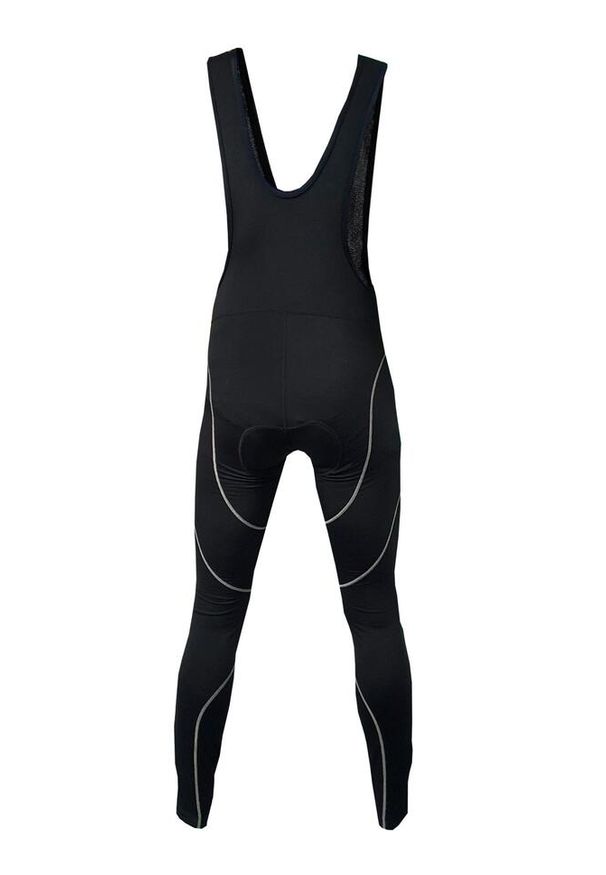 ROGELLI - Spodnie rowerowe męskie Rogelli FOBELLO z wkładką żelową i membraną. Kolor: czarny. Sezon: zima. Sport: kolarstwo