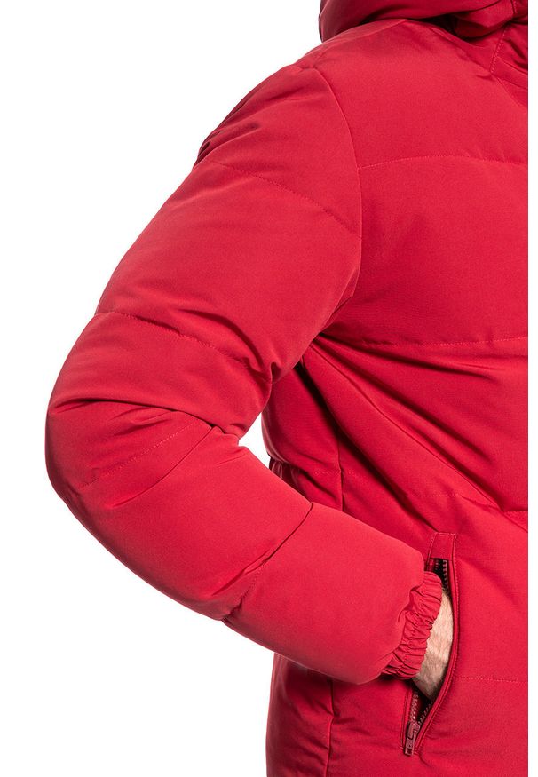 Wrangler - KURTKA ZIMOWA WRANGLER THE BODYGUARD RED W4C8WWX47 112129108. Sezon: zima