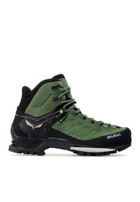 Trekkingi Salewa. Kolor: zielony. Technologia: Gore-Tex. Sport: turystyka piesza