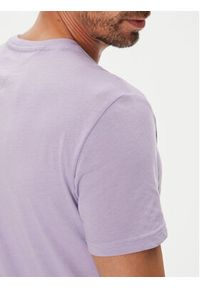 Tommy Jeans T-Shirt Jaspe DM0DM20363 Fioletowy Slim Fit. Kolor: fioletowy. Materiał: bawełna