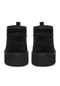 DeeZee Śniegowce DZN-005 Czarny. Kolor: czarny. Materiał: zamsz, skóra #4