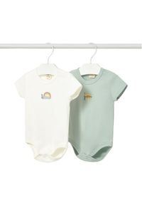 Mayoral Komplet body dziecięcych 1739 Zielony. Kolor: zielony. Materiał: bawełna #1