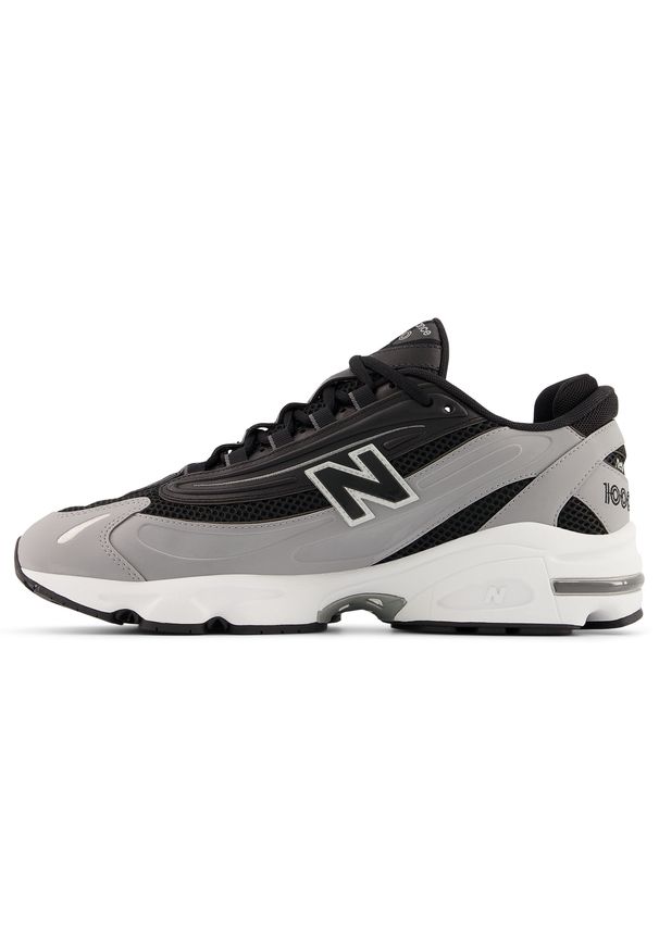 Buty unisex New Balance M1000A – szare. Kolor: szary. Materiał: materiał, skóra. Szerokość cholewki: normalna