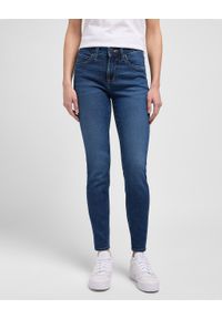 Lee - LEE DAMSKIE SPODNIE JEANSOWE HIGH RISE SKINNY MATERIAL GIRL 112351300 L34G016006