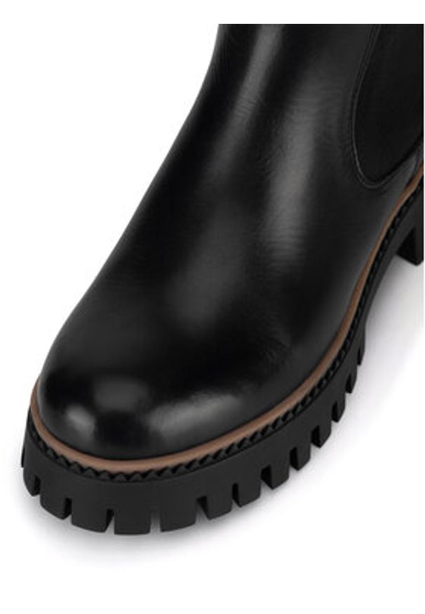 MEXX Sztyblety MICP1710643W Czarny. Kolor: czarny. Materiał: skóra