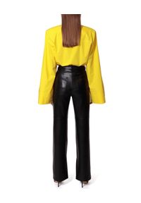 AGGI - Żółta koszula oversizeowa Sasha. Kolor: żółty. Materiał: bawełna #2