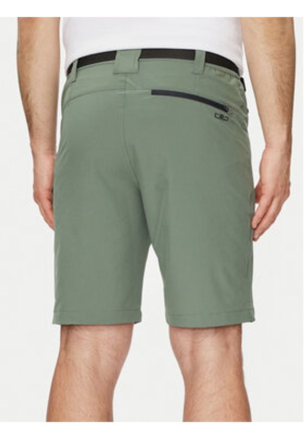 CMP Szorty sportowe 3T51847 Zielony Regular Fit. Kolor: zielony. Materiał: syntetyk