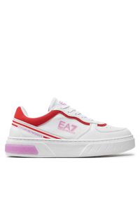 EA7 Emporio Armani Sneakersy X8X173 XK374 T580 Biały. Kolor: biały. Materiał: skóra