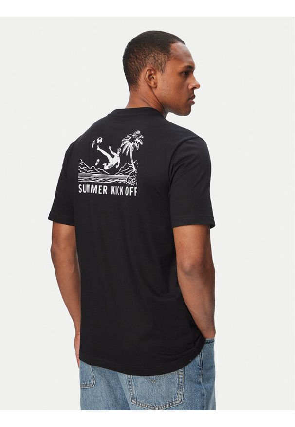 Adidas - adidas T-Shirt Summer Slides Sport Graphic JZ4998 Czarny Regular Fit. Kolor: czarny. Materiał: bawełna. Styl: sportowy