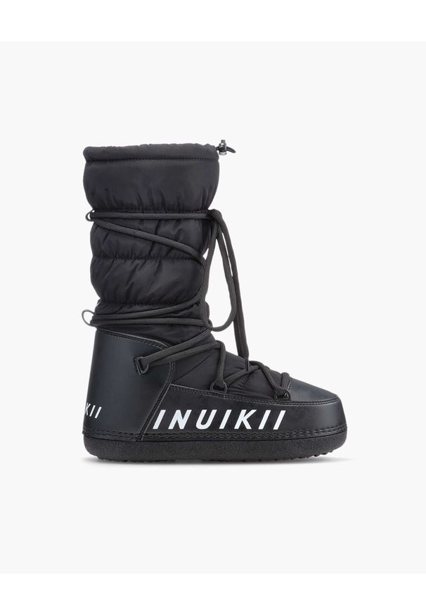Inuikii - Śniegowce damskie INUIKII Mountain Boot High. Okazja: na spacer, na co dzień, do pracy. Kolor: czarny. Styl: casual