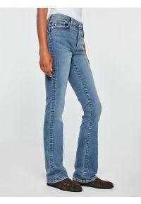 Big-Star - jeansy damskie bootcut niebieskie anela 488. Stan: podwyższony. Kolor: niebieski. Sezon: lato. Styl: klasyczny #3
