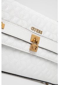 Guess torebka kolor biały. Kolor: biały. Materiał: pikowane. Rodzaj torebki: na ramię #3