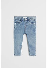 Mango Kids - Jeansy dziecięce Elena 80-104 cm. Materiał: jeans. Wzór: gładki #1