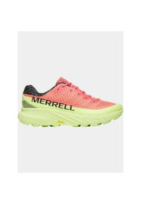 Męskie buty do biegania w terenie Merrell Agility Peak 5. Kolor: pomarańczowy, zielony, wielokolorowy, żółty. Sport: bieganie