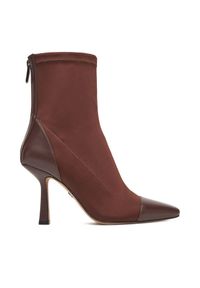Botki Nine West. Kolor: brązowy