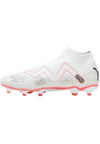 Buty piłkarskie Puma Future Match+ Ll FG/AG M 107366 01 białe białe. Kolor: biały. Materiał: dzianina, syntetyk. Szerokość cholewki: normalna. Sport: piłka nożna #5