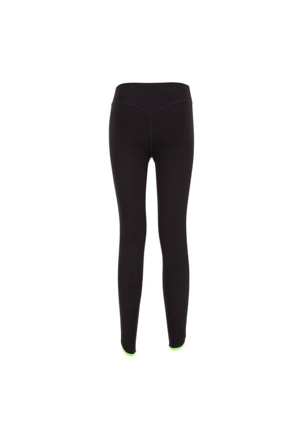 Legginsy damskie Joma Combi Torneo długie czarne/neon, XL. Stan: podwyższony. Kolor: niebieski, czarny, zielony, wielokolorowy. Długość: długie