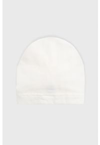 Jamiks czapka dziecięca Tegan kolor beżowy z cienkiej dzianiny. Kolor: biały. Materiał: dzianina #2