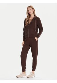 Guess Bluza W5YQ05 KBYE2 Brązowy Regular Fit. Kolor: brązowy. Materiał: syntetyk #4