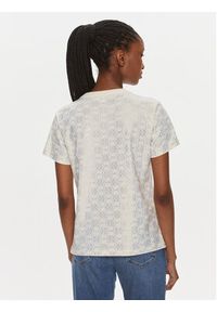 Pinko T-Shirt Quentin 100535 A1OS Beżowy Regular Fit. Kolor: beżowy. Materiał: bawełna