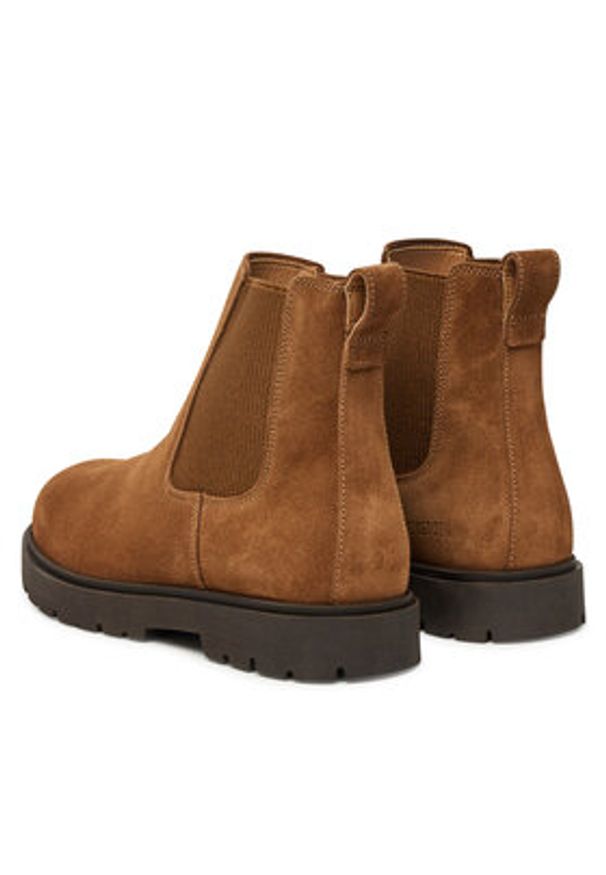 Birkenstock Sztyblety Highwood Slip On Mid 1030632 Brązowy. Zapięcie: bez zapięcia. Kolor: brązowy. Materiał: zamsz, skóra