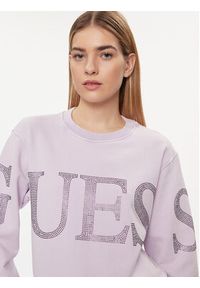 Guess Bluza Vintage Logo W4GQ10 KC8I0 Fioletowy Relaxed Fit. Kolor: fioletowy. Materiał: bawełna. Styl: vintage #5
