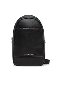 TOMMY HILFIGER - Tommy Hilfiger Plecak Th Central Sling Bag AM0AM13575 Czarny. Kolor: czarny. Materiał: skóra