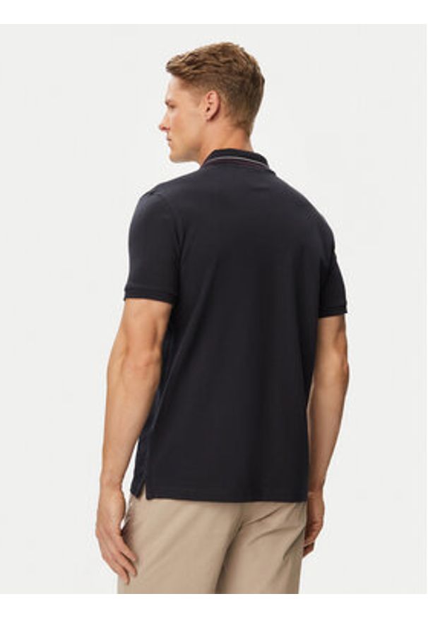 Beverly Hills Polo Club Polo P-SS26M-P450111 Granatowy Regular Fit. Typ kołnierza: polo. Kolor: niebieski. Materiał: bawełna