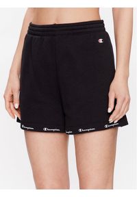 Champion Szorty sportowe 116100 Czarny Regular Fit. Kolor: czarny. Materiał: syntetyk, bawełna #1