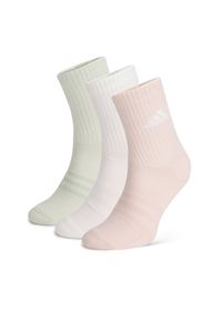 Adidas - adidas Skarpety długie IZ0161 3-PACK Kolorowy. Materiał: bawełna. Wzór: kolorowy