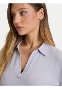 Calvin Klein Sweter LV044A305G Błękitny Regular Fit. Kolor: niebieski. Materiał: syntetyk #3