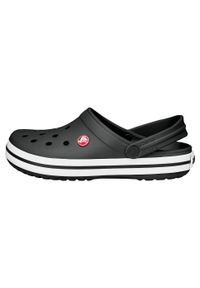Chodaki Crocs Crocband. Kolor: biały, wielokolorowy, czarny. Materiał: materiał, syntetyk