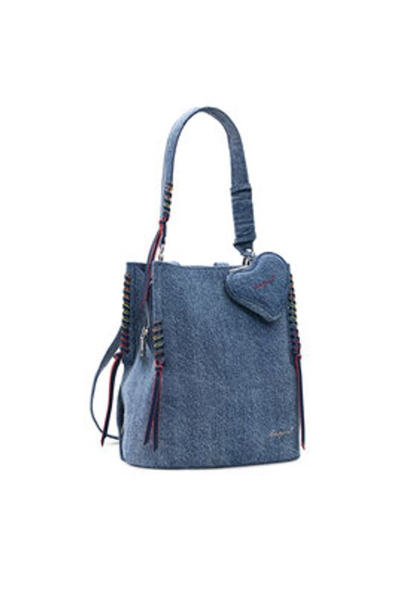 Desigual Plecak 26SAKD08 Niebieski. Kolor: niebieski. Materiał: materiał