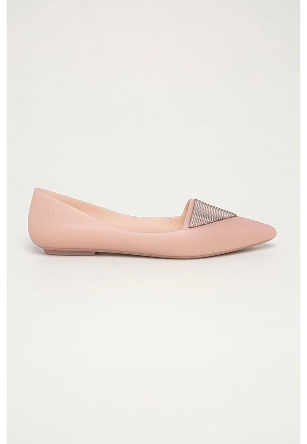 melissa - Melissa - Baleriny Pointy IV. Kolor: różowy. Materiał: kauczuk, guma