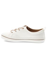 Trampki damskie Lee Cooper, cholewka z materiału tekstylnego wiązanie z przodu sportowy fason, białe, LCW-26-02-4058L SVL-629. Okazja: na co dzień. Zapięcie: sznurówki. Kolor: biały. Materiał: materiał. Szerokość cholewki: normalna. Styl: sportowy #7