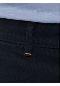 BOSS Chinosy 50548006 Granatowy Slim Fit. Kolor: niebieski. Materiał: bawełna #4