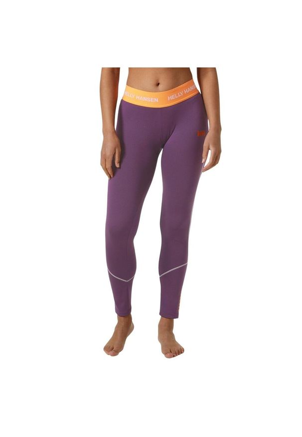 Legginsy damskie Helly Hansen lifa active. Kolor: niebieski, fioletowy, wielokolorowy. Sport: turystyka piesza